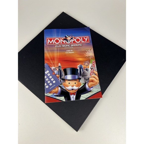 Parker Brothers MONOPOLY Electronic Banking Edition Board‎ Game 07 Board/Booklet - Picture 8 of 12